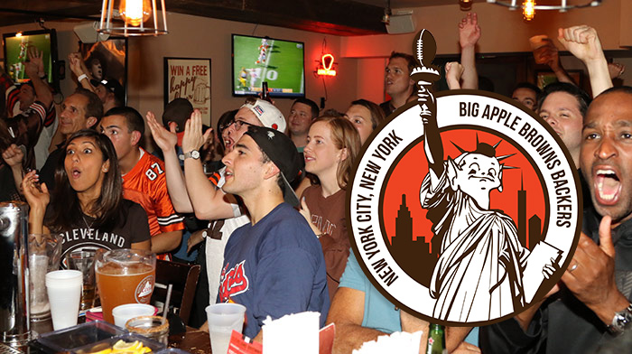 Cleveland Browns Backers NYC Brother Jimmys Murray Hill