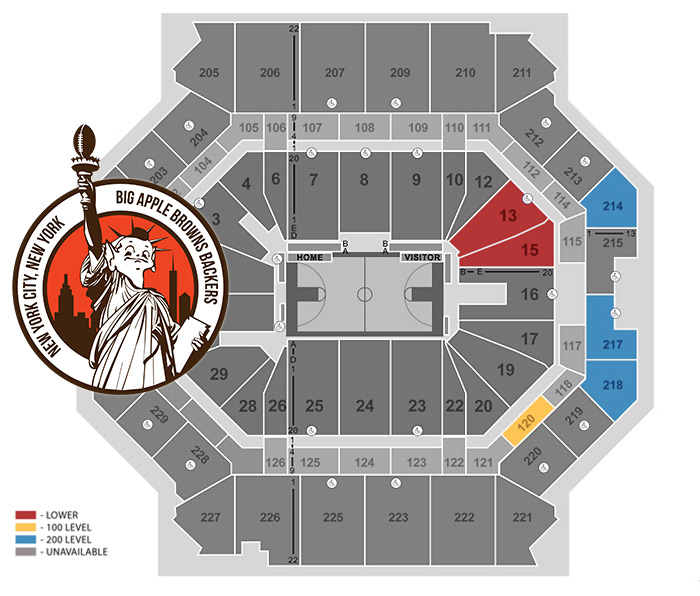 Cavs vs Nets game March 25th discounted tickets Browns Backers